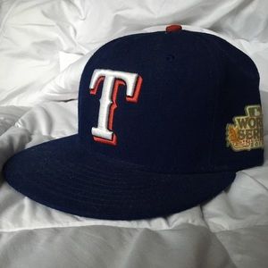 Official New Era 59FIFTY Texas Rangers Fitted Cap